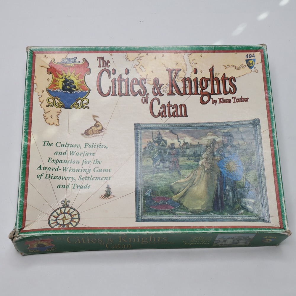 Catan Cities‎ & Knights Expansion Board Game Mayfair 2000 Klaus Teuber - As Is